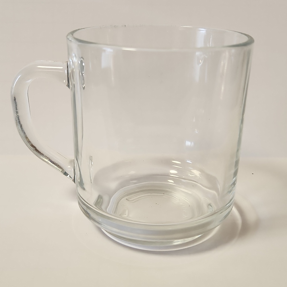 (Set of 6) Clear Glass Mug